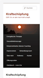 Mobile Screenshot of kraftschoepfung.com